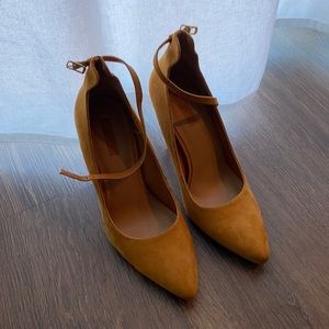 Mustard Yellow Forever 21 Heels